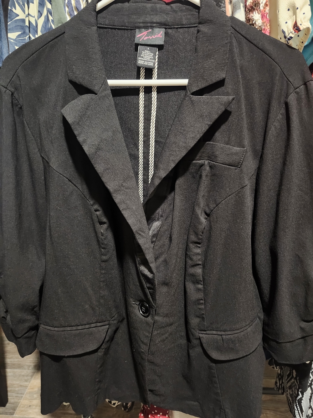 torrid Black Tailored Blazer Jacket